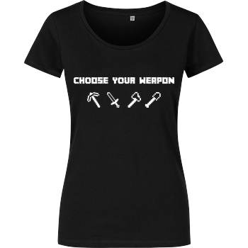 Choose Your Weapon MC-Edition Damenshirt schwarz