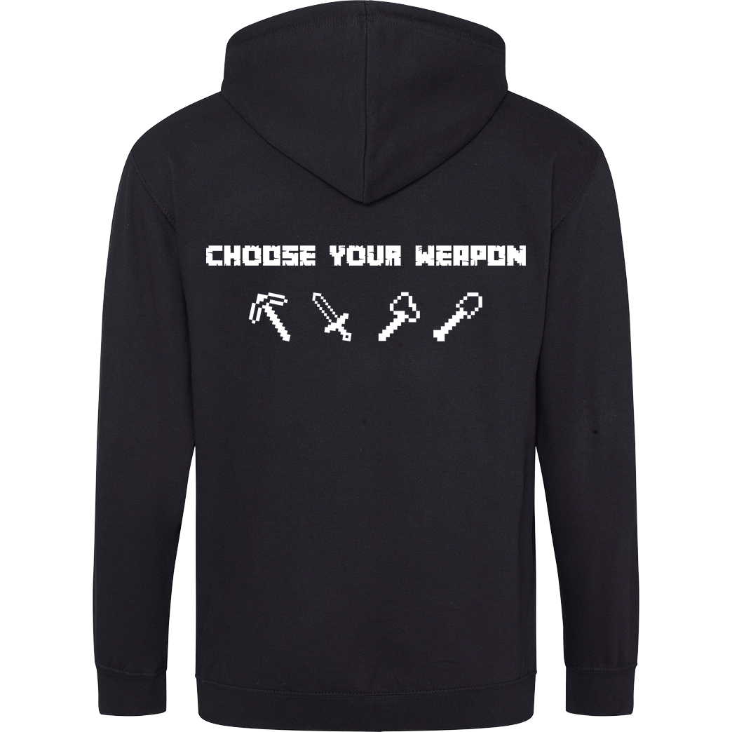 bjin94 Choose Your Weapon MC-Edition Sweatshirt Hoodiejacke schwarz
