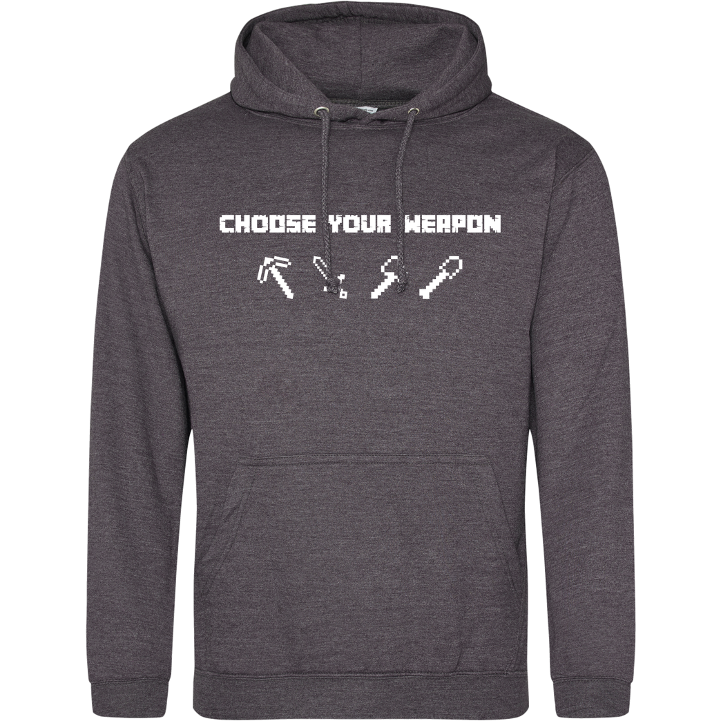 bjin94 Choose Your Weapon MC-Edition Sweatshirt JH Hoodie - Dark heather grey