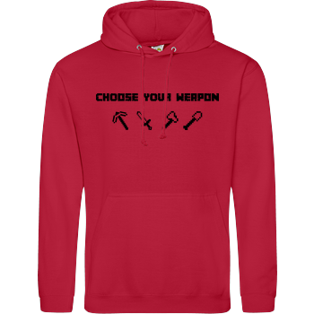 Choose Your Weapon MC-Edition JH Hoodie - Rot