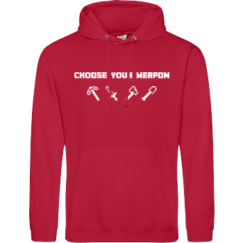 Choose Your Weapon MC-Edition JH Hoodie - Rot