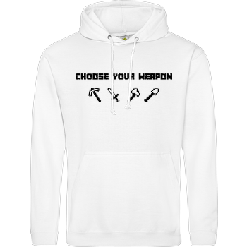 Choose Your Weapon MC-Edition JH Hoodie - Weiß