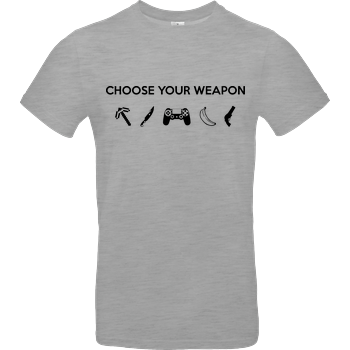 Choose Your Weapon v1 B&C EXACT 190 - heather grey