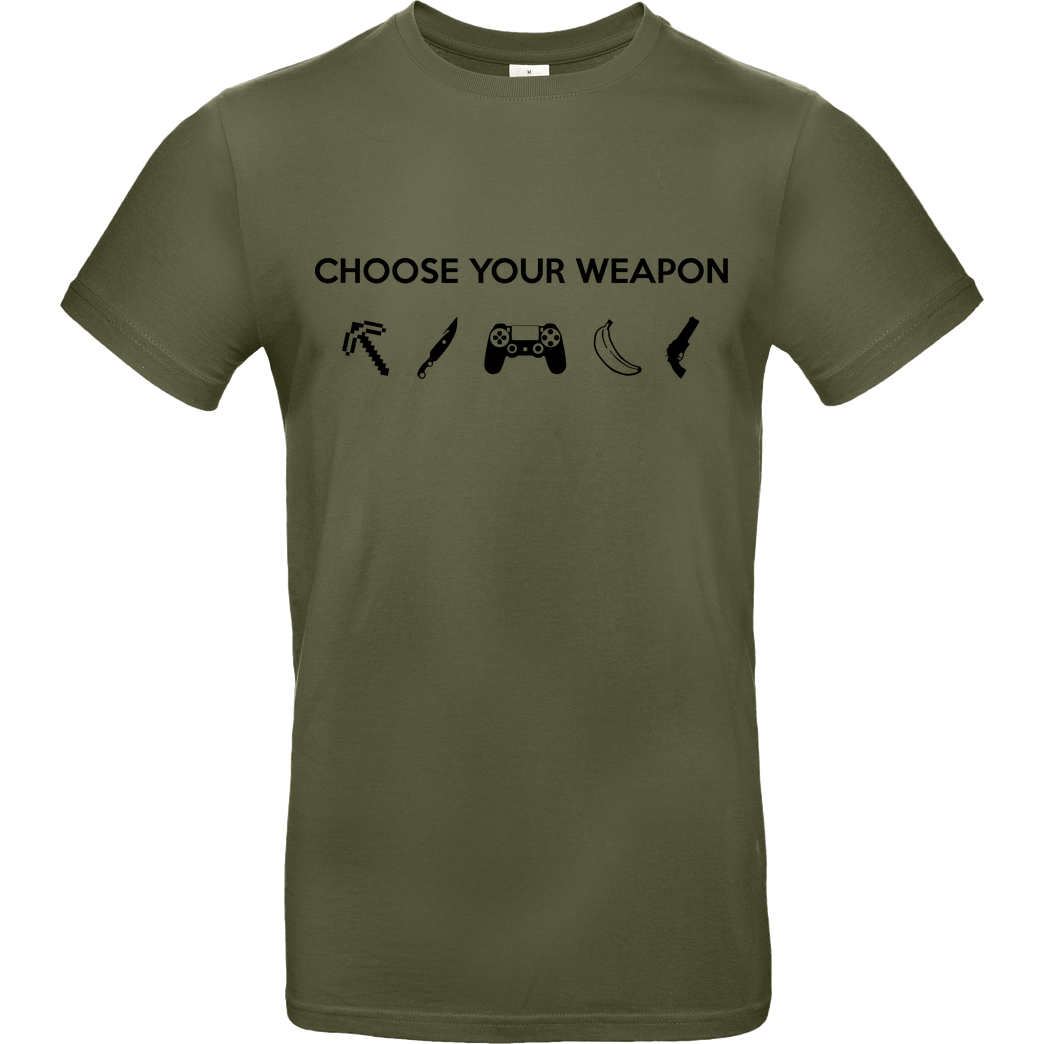 bjin94 Choose Your Weapon v1 T-Shirt B&C EXACT 190 - Khaki