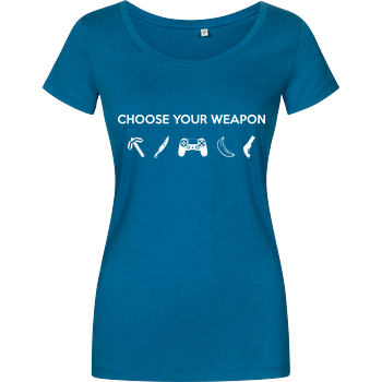 Choose Your Weapon v1 Damenshirt petrol