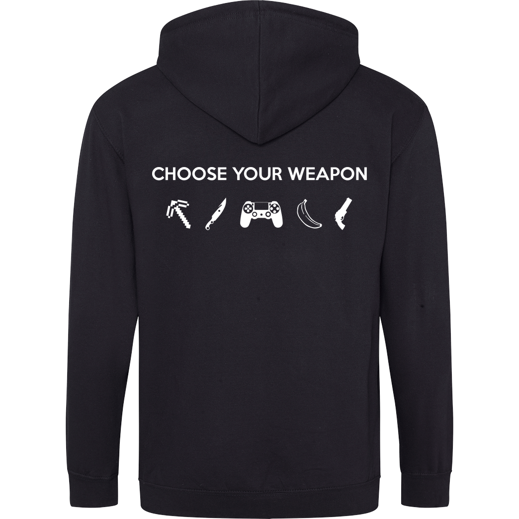 bjin94 Choose Your Weapon v1 Sweatshirt Hoodiejacke schwarz