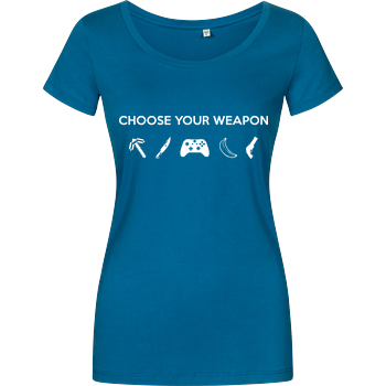Choose Your Weapon v2 Damenshirt petrol