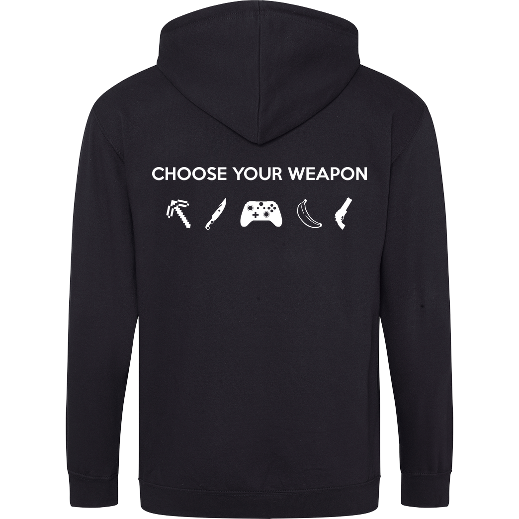 bjin94 Choose Your Weapon v2 Sweatshirt Hoodiejacke schwarz