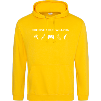 Choose Your Weapon v2 JH Hoodie - Gelb