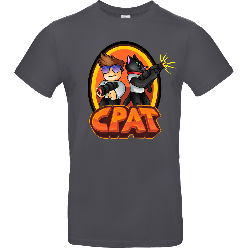CPat CPat - Crew T-Shirt B&C EXACT 190 - Dark Grey