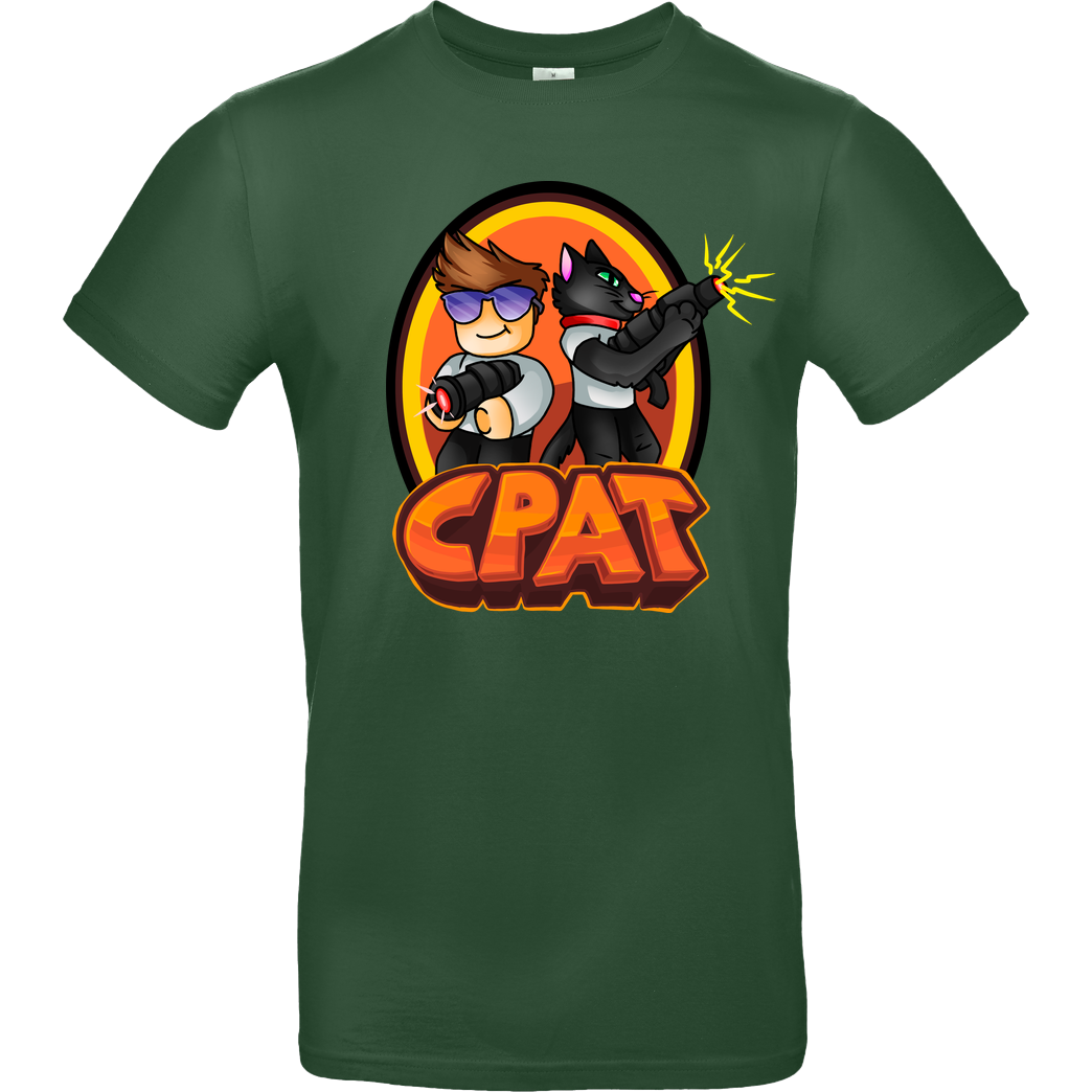 CPat CPat - Crew T-Shirt B&C EXACT 190 - Flaschengrün