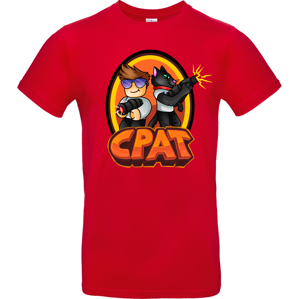 CPat CPat - Crew T-Shirt B&C EXACT 190 - Rot