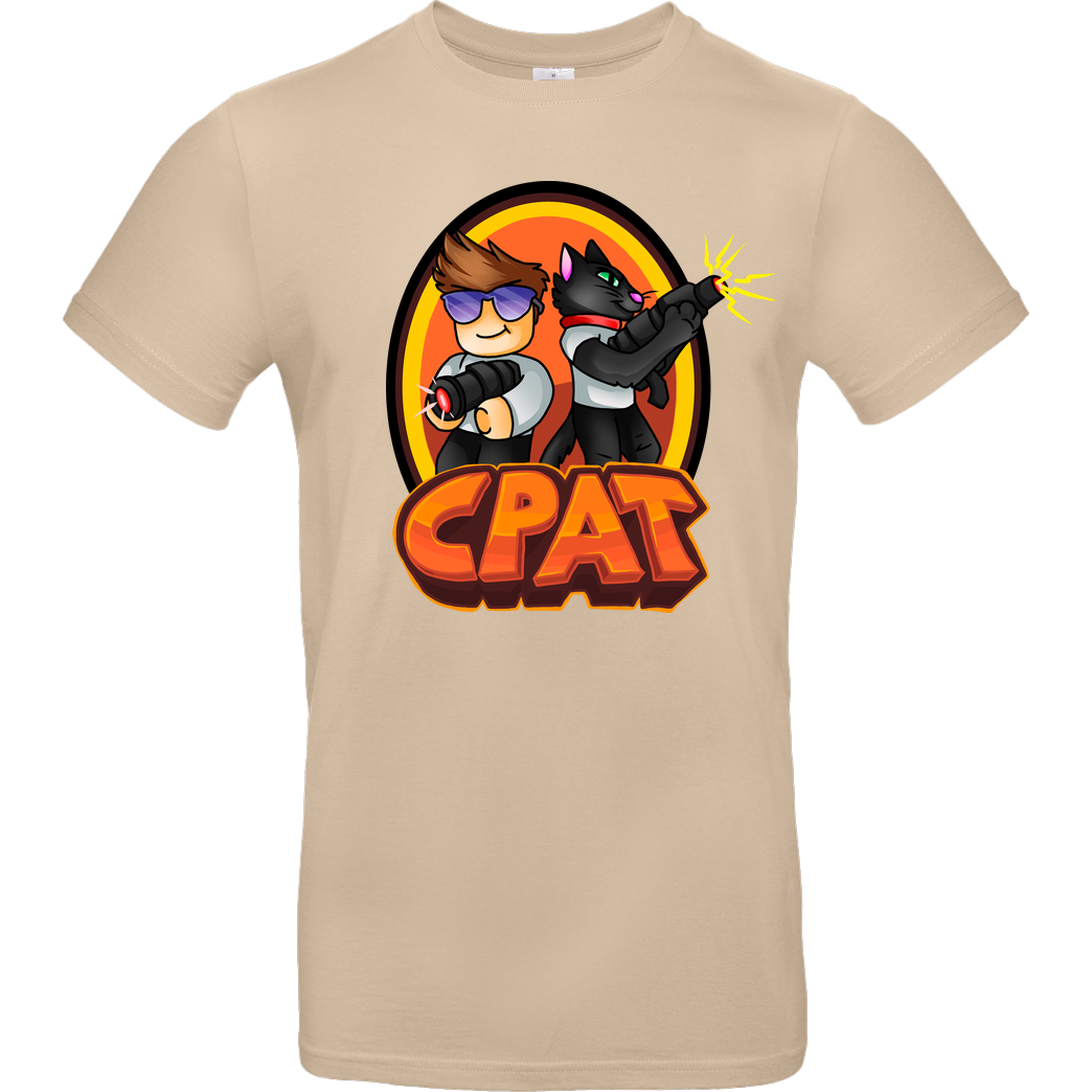 CPat CPat - Crew T-Shirt B&C EXACT 190 - Sand