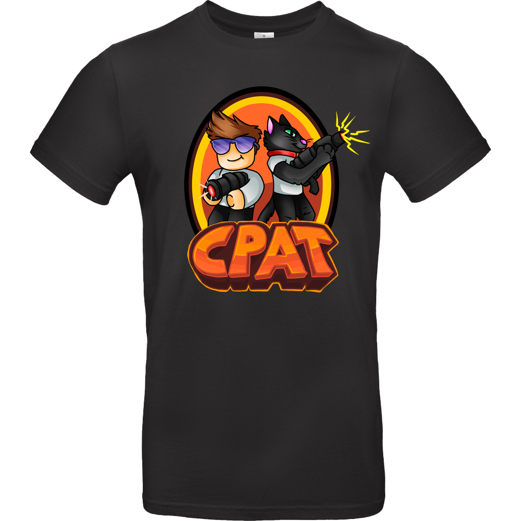 CPat CPat - Crew T-Shirt B&C EXACT 190 - Schwarz