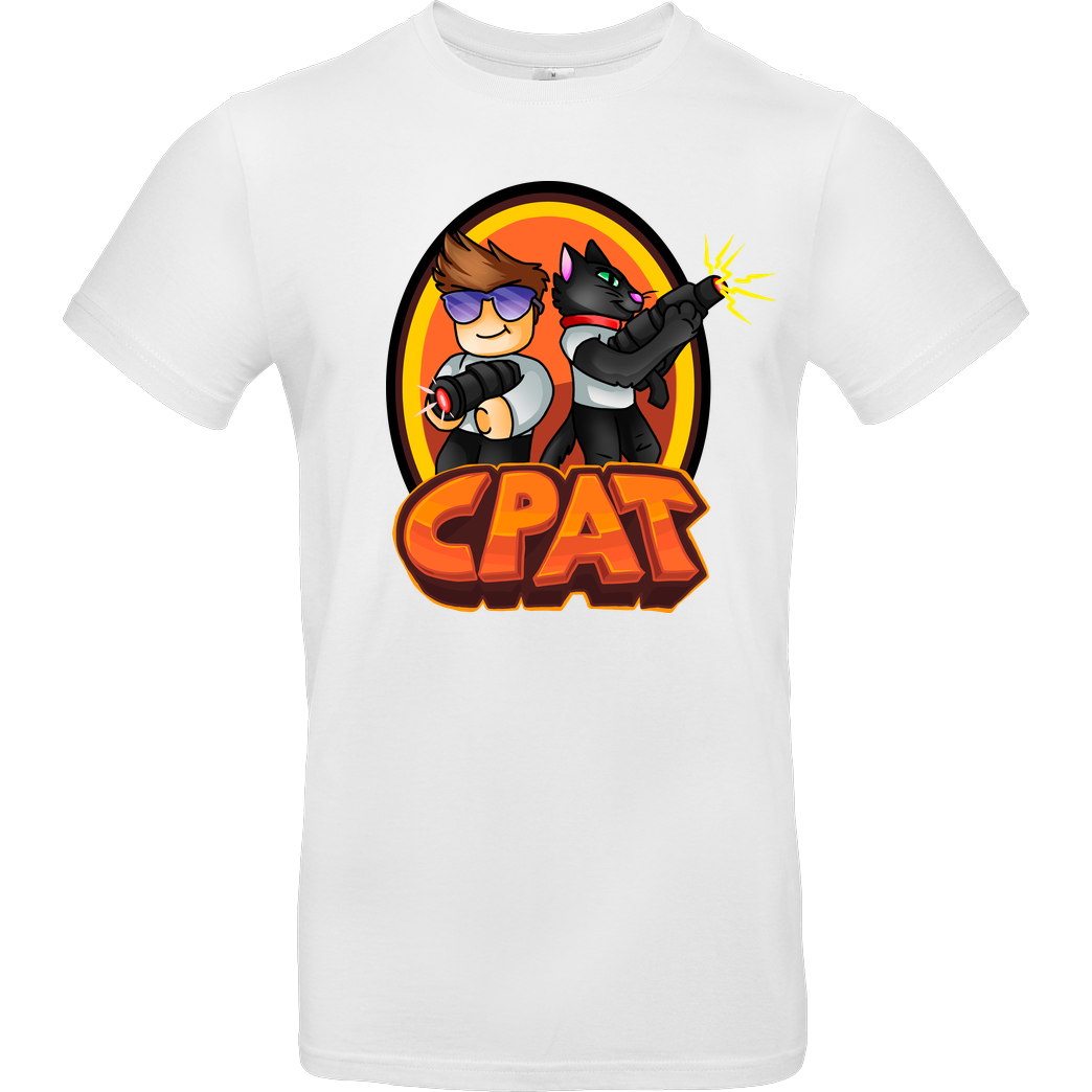 CPat CPat - Crew T-Shirt B&C EXACT 190 - Weiß