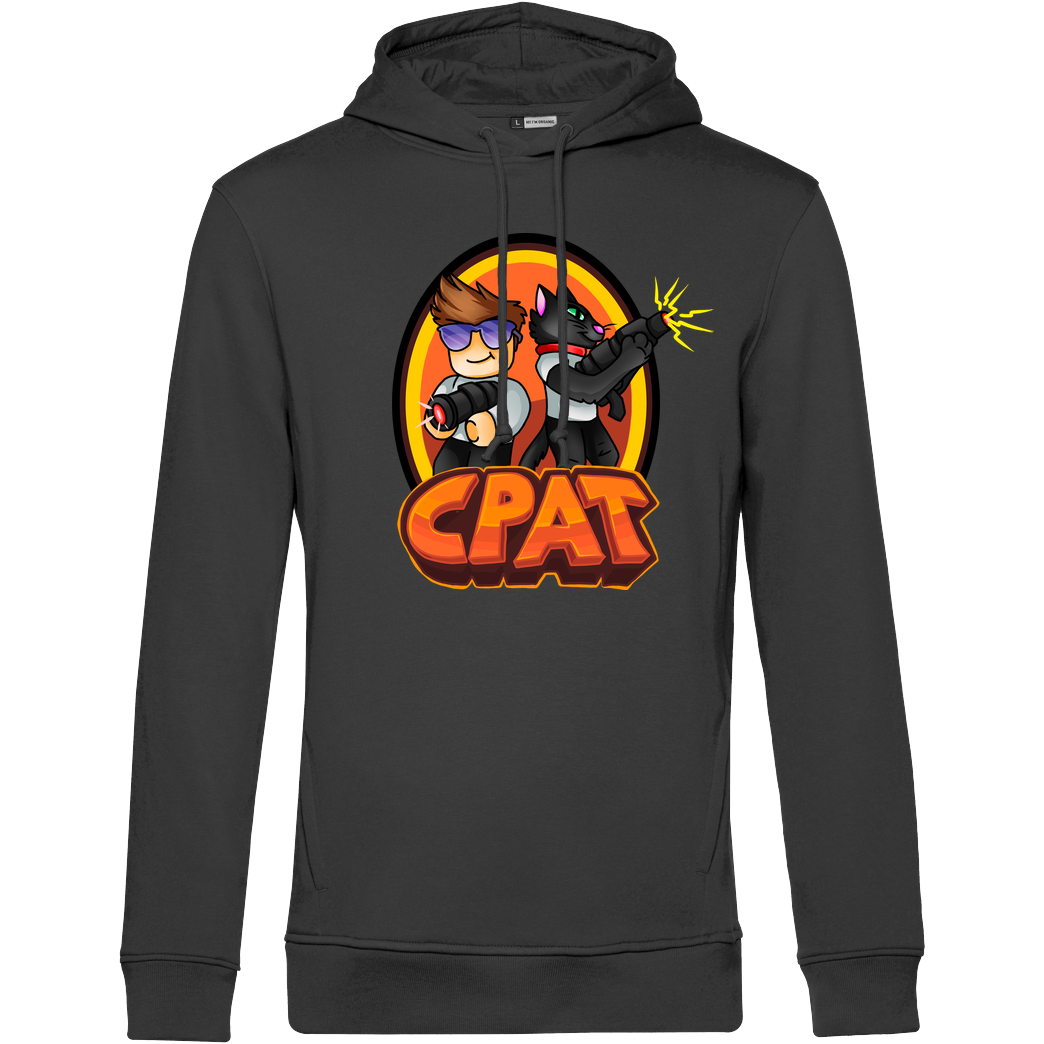 CPat CPat - Crew Sweatshirt B&C HOODED INSPIRE - schwarz