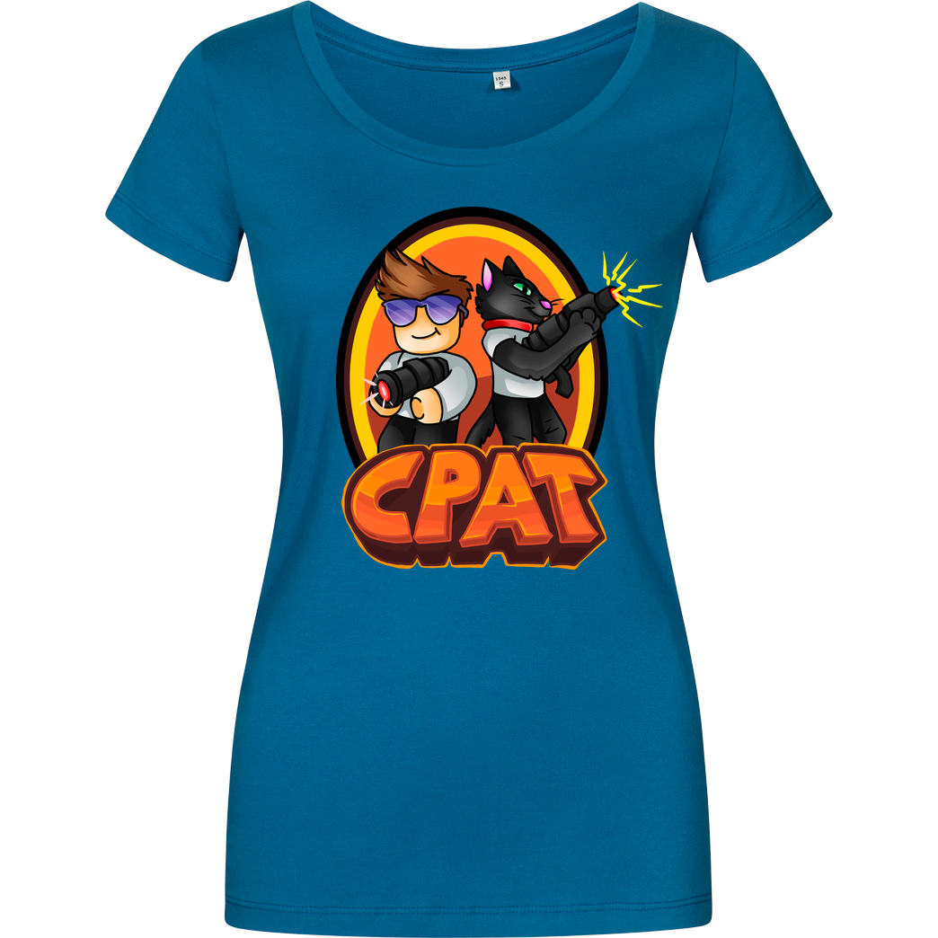 CPat CPat - Crew T-Shirt Damenshirt petrol