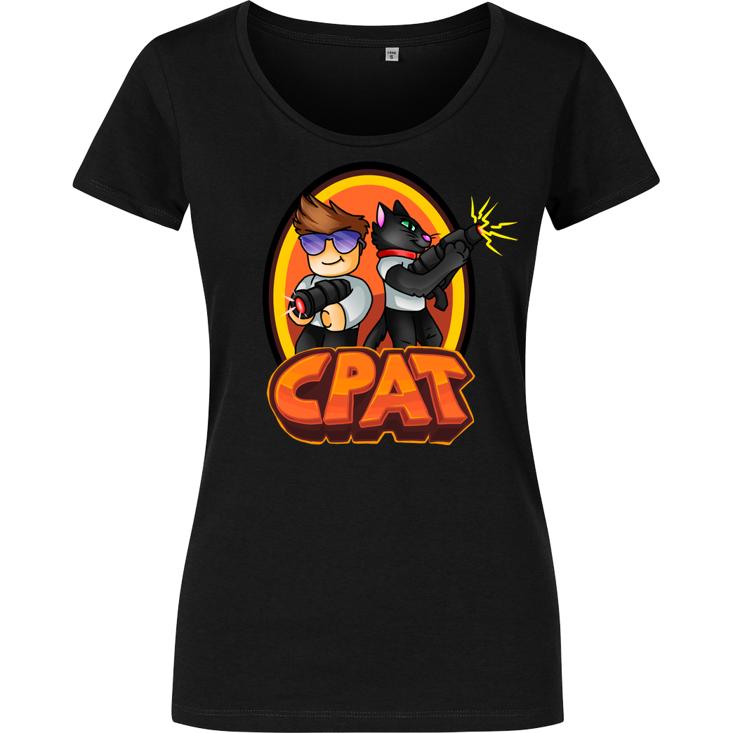 CPat CPat - Crew T-Shirt Damenshirt schwarz