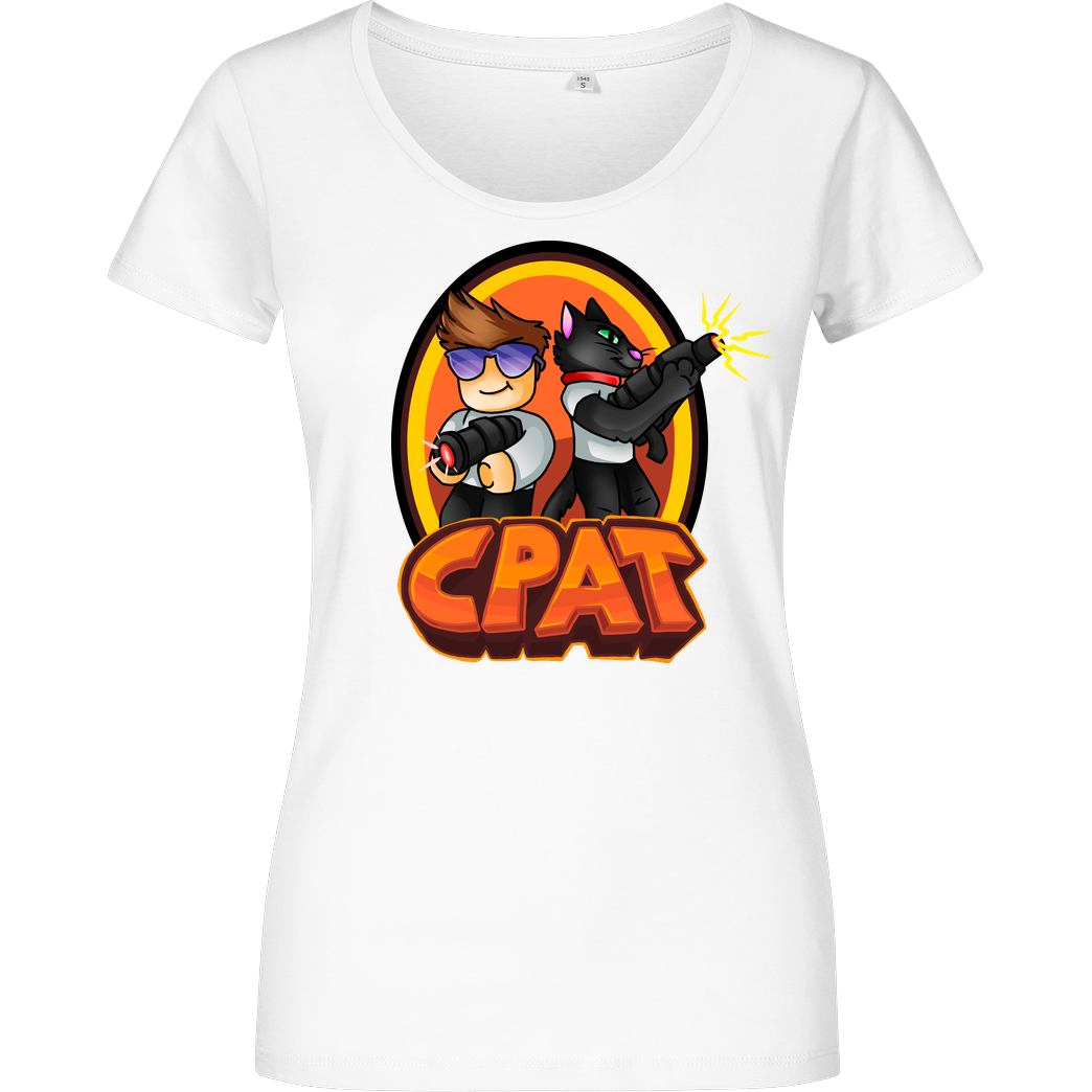 CPat CPat - Crew T-Shirt Damenshirt weiss