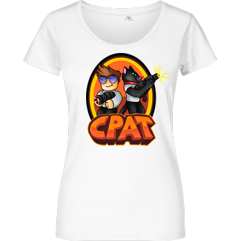 CPat - Crew Damenshirt weiss