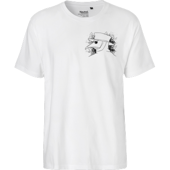 CreepyPastaPunch - Seuchendoktor black Fairtrade T-Shirt - weiß