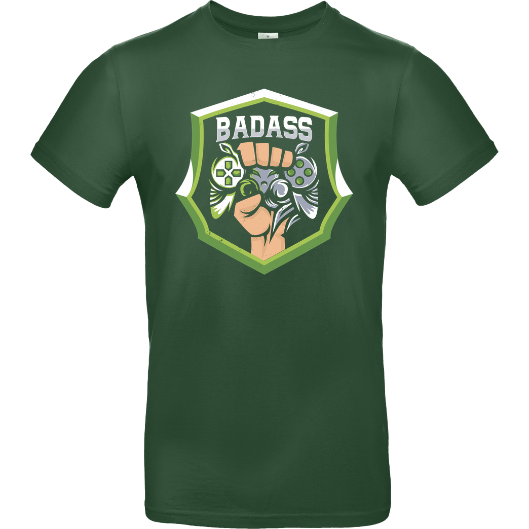 Danny Jesden Danny Jesden - Gamer T-Shirt B&C EXACT 190 - Flaschengrün