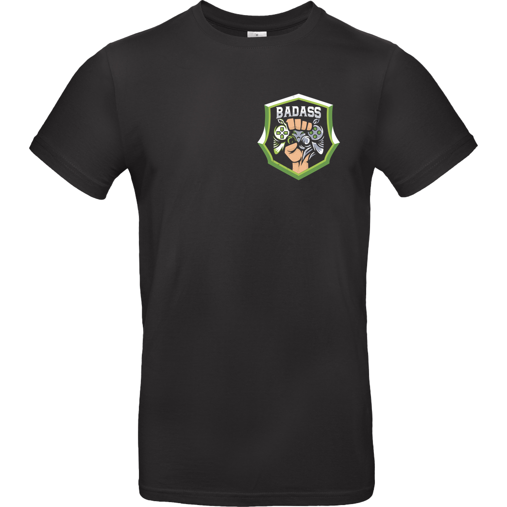 Danny Jesden Danny Jesden - Gamer Pocket T-Shirt B&C EXACT 190 - Schwarz