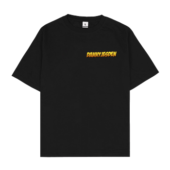 Danny Jesden - Logo Oversize T-Shirt - Schwarz