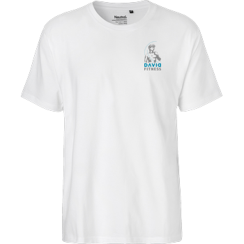 DAVID FITNESS COLLECTION Fairtrade T-Shirt - weiß