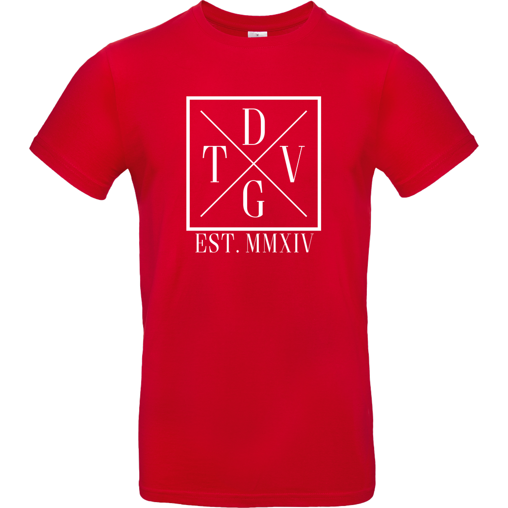 DennisGamingTV DennisGamingTV - X-Logo T-Shirt B&C EXACT 190 - Rot