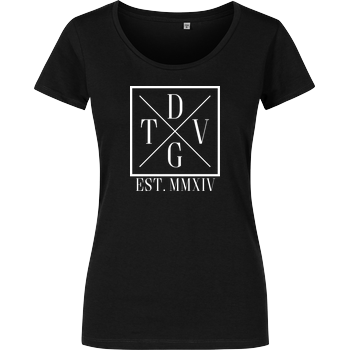 DennisGamingTV - X-Logo Damenshirt schwarz