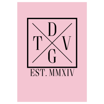 DennisGamingTV - X-Logo Kunstdruck rosa