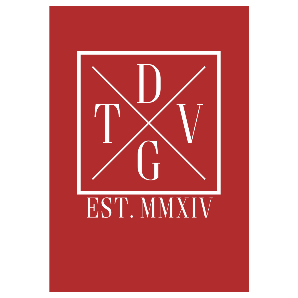 DennisGamingTV DennisGamingTV - X-Logo Druck Kunstdruck rot
