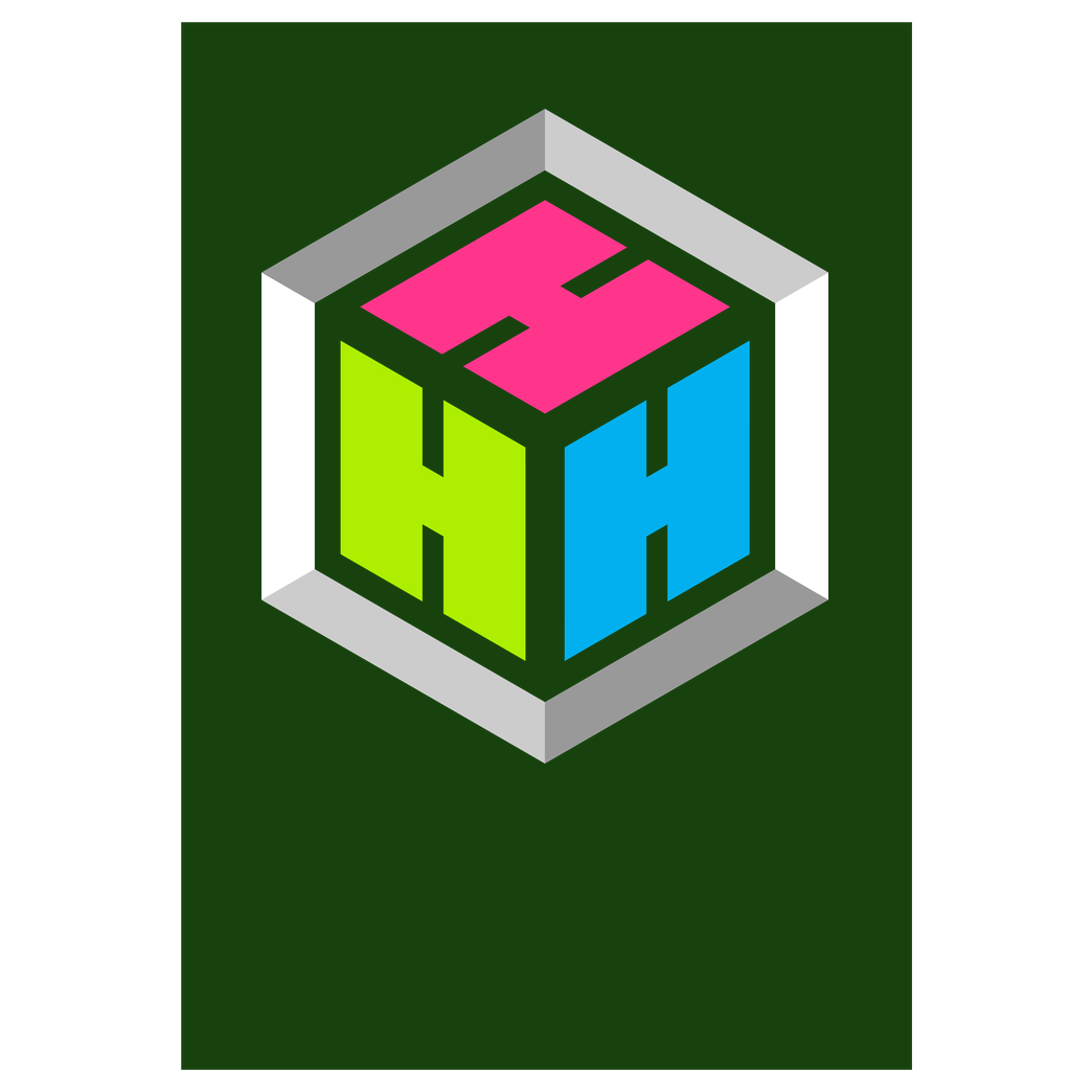 der_hacki Der Hacki - Logo Druck Kunstdruck grün