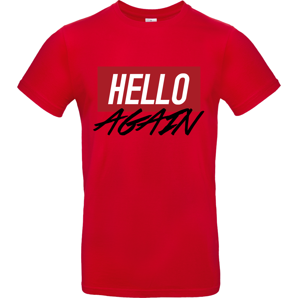 Der Keller Der Keller - Hello Again Red T-Shirt B&C EXACT 190 - Rot