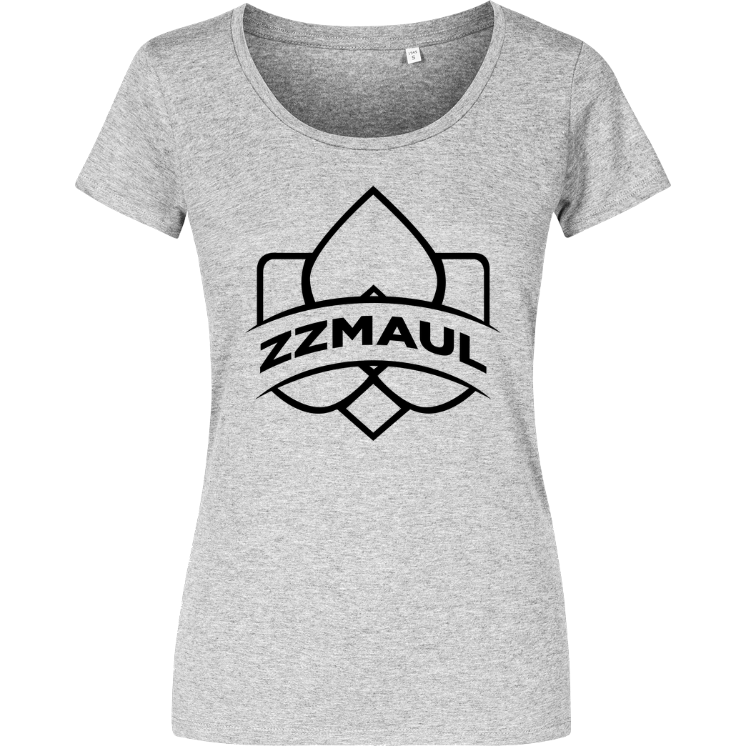 Der Keller Der Keller - ZZMaul T-Shirt Damenshirt heather grey