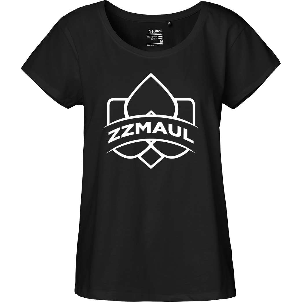 Der Keller Der Keller - ZZMaul T-Shirt Fairtrade Loose Fit Girlie - schwarz