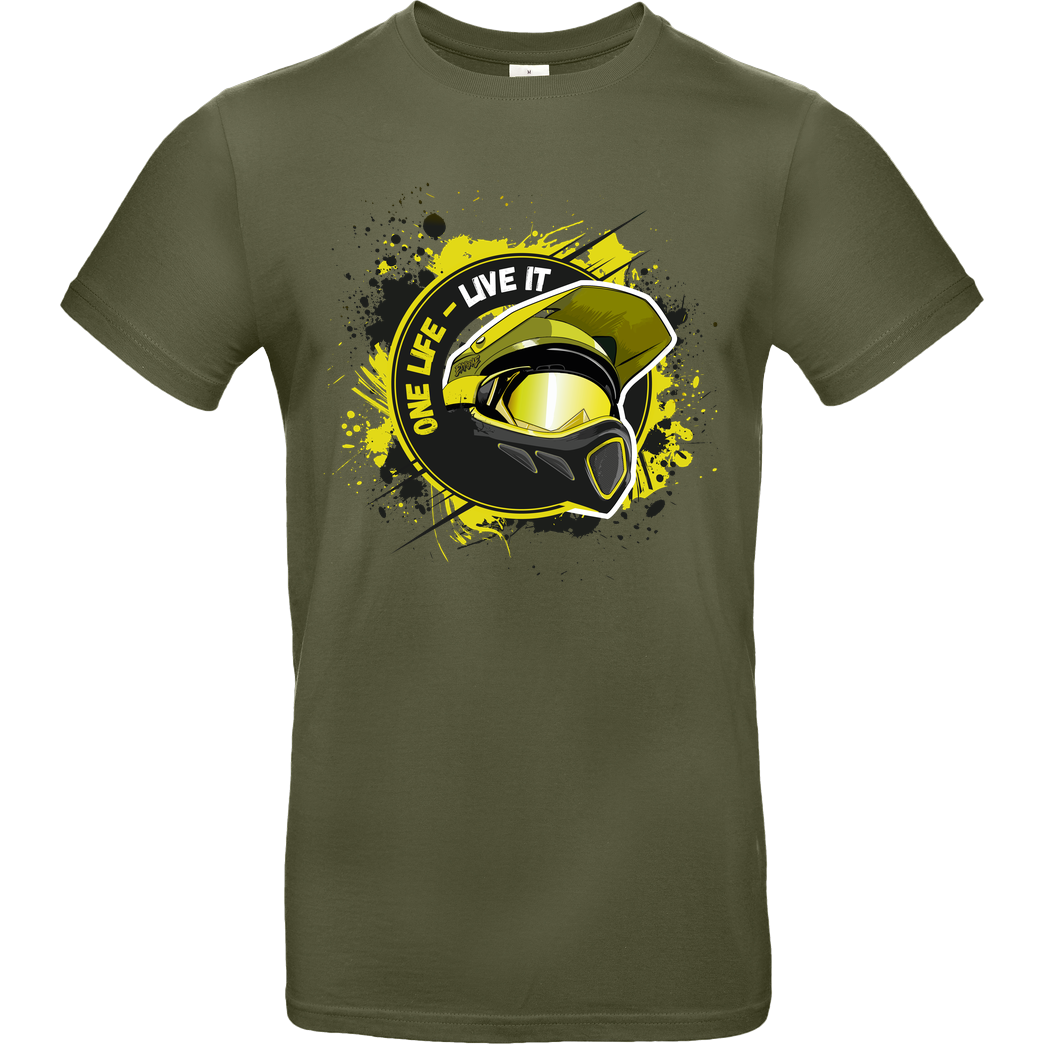 Derne Derne - Helmet T-Shirt B&C EXACT 190 - Khaki