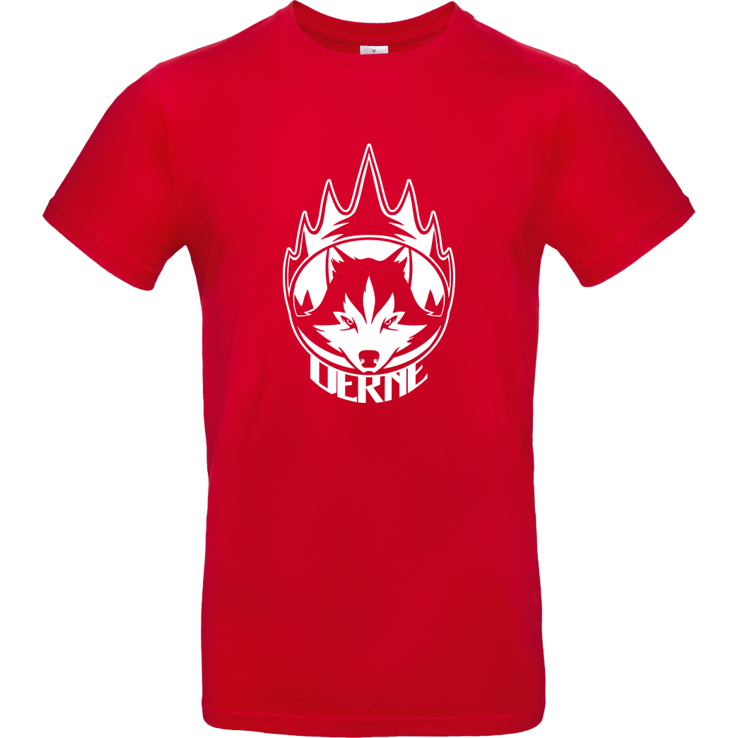 Derne Derne - Wolf T-Shirt B&C EXACT 190 - Rot