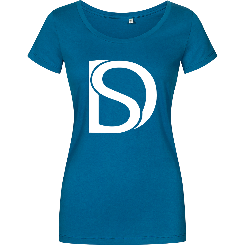 DerSorbus DerSorbus - Design Logo T-Shirt Damenshirt petrol