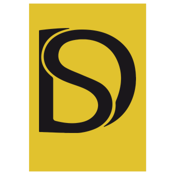 DerSorbus - Design Logo Kunstdruck gelb