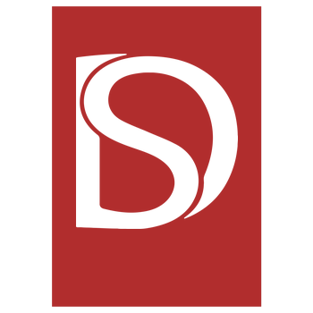 DerSorbus - Design Logo Kunstdruck rot