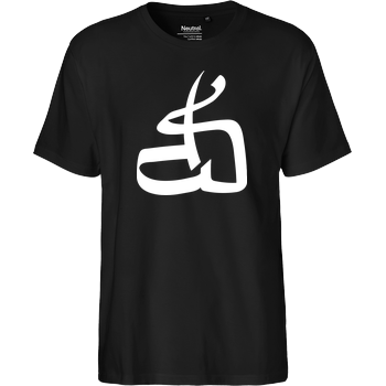 DerSorbus - Kalligraphie Logo Fairtrade T-Shirt - schwarz