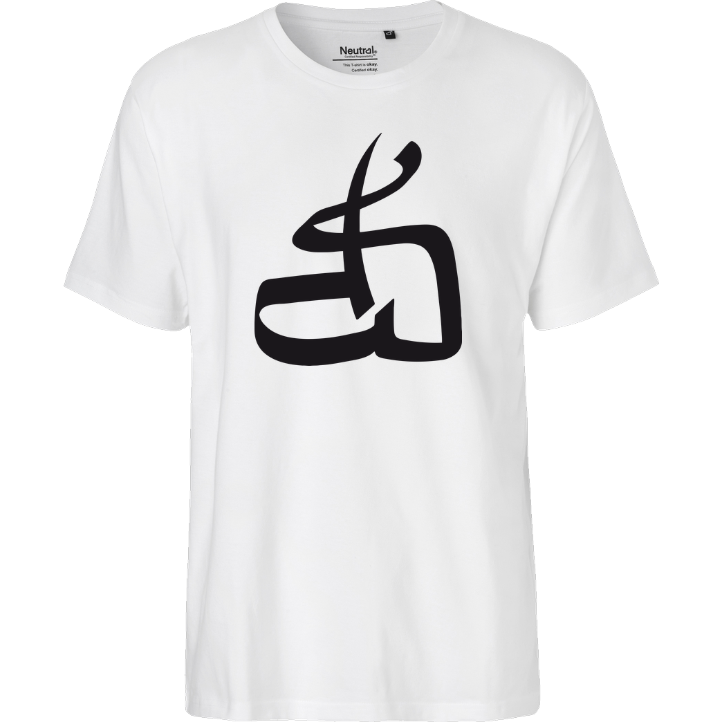 DerSorbus DerSorbus - Kalligraphie Logo T-Shirt Fairtrade T-Shirt - weiß