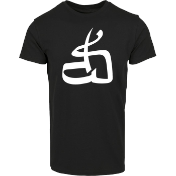 DerSorbus - Kalligraphie Logo Hausmarke T-Shirt  - Schwarz