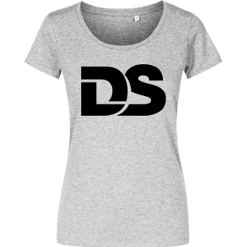 DerSorbus - Old school Logo Damenshirt heather grey