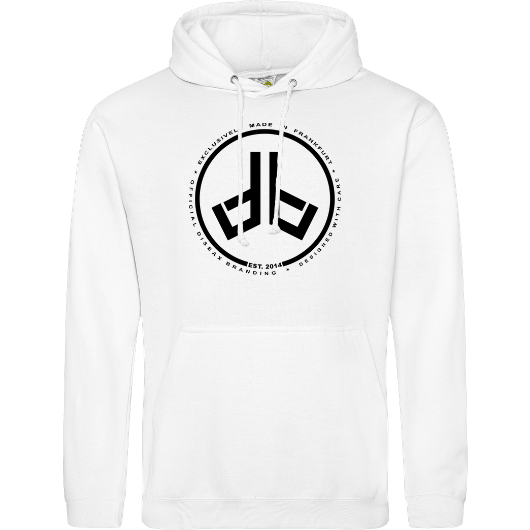 Diseax Diseax - Logo Sweatshirt JH Hoodie - Weiß