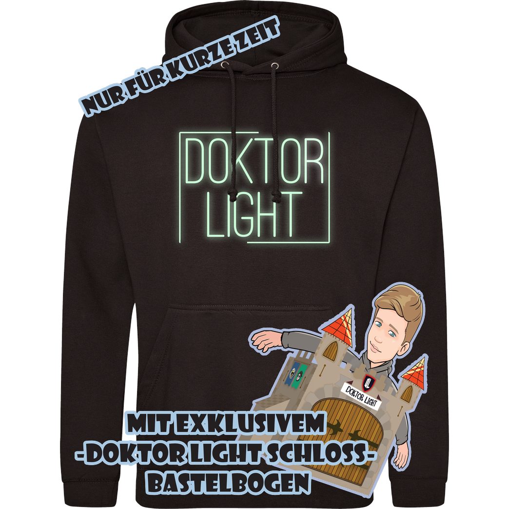 DOKTOR LIGHT Doktor Light - DL Glow in the Dark Sweatshirt JH Hoodie - Schwarz