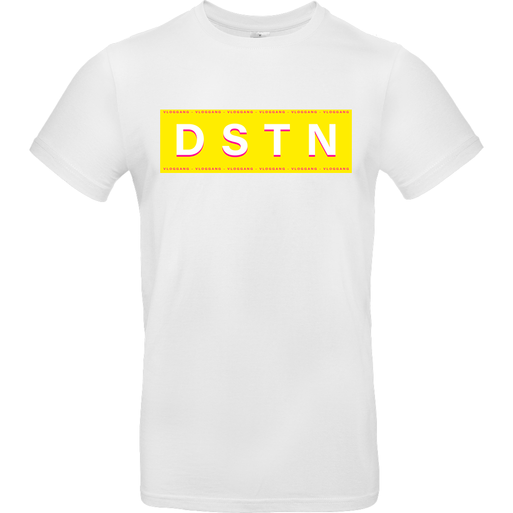 Dustin Dustin Naujokat - DSTN T-Shirt B&C EXACT 190 - Weiß