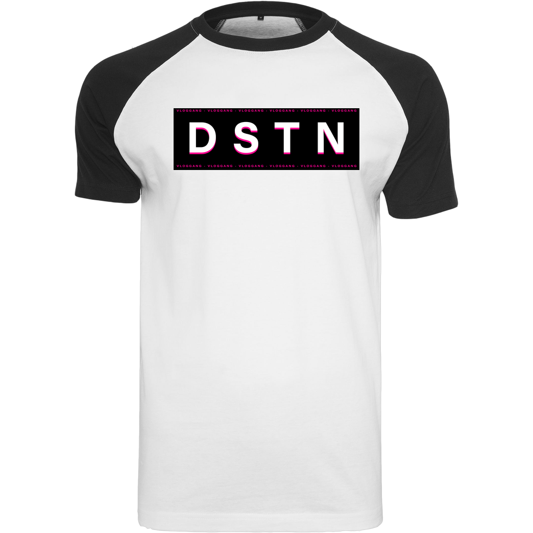 Dustin Dustin Naujokat - DSTN T-Shirt Raglan-Shirt weiß